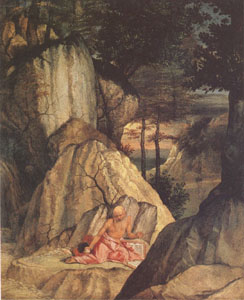 Lorenzo Lotto Jerome in the Desert (mk05)